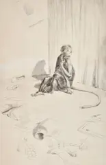 Between the Acts by Leonard Robert Brightwell, etching, offered Oct 2023