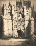 Arco de Danta Maria, engraving by Andrew F. Affleck, engraving, sold Oct 2023