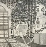 The three lights by Lynette Turner, 1976, pencil, sold Oct 2023