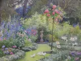 Near by Buddig Anwylini Pugh, 1909, watercolour, sold Dec 2020