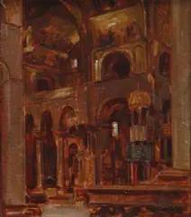 Untitled by Christopher Williams, oil on canvas, sold Dec 2020