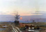 Untitled by Charles Brooke Branwhite, 1885, watercolour, sold Dec 2020