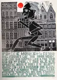 Untitled by Paul Peter Piech limited edition, 1991, linocut, sold Dec 2020