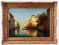 Untitled by Antoine Bouvard, oil on canvas, sold Dec 2020