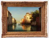 Untitled by Antoine Bouvard, oil on canvas, sold Dec 2020
