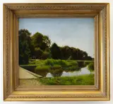 Untitled by Anne Marie Gilbert-Jespersen, oil on canvas, offered Dec 2020