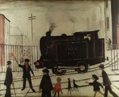 Colour print form an edition of 750 - entitled 'The Level by L. S. Lowry, print, sold Dec 2020