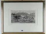 Untitled by Andre Bicât limited edition, etching, offered Nov 2020