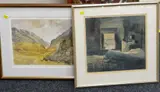 Colour print - Llanberis Pass by Audrey Hind limited edition, print, offered Oct 2020