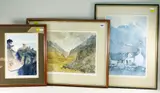 Colour print - Llanberis Pass by Audrey Hind limited edition, print, sold Oct 2020