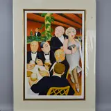 'The Baron Entertains', A Limited Edition print, 279/300, of a by Beryl Cook, print, sold Jul 2018