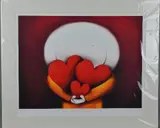 'The Gift of Love', A Limited Edition print of a figure holding three by Doug Hyde, print, sold Jul 2018