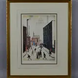 'Industrial Scene', A Limited Edition print numbered 093 by The Fine by L. S. Lowry, print, sold Jul 2018