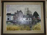 Wareham by Jeremy King, oil on board, sold Jun 2018