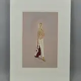 SCARLETT' a limited edition print of a partially clad woman, 74/95 by Kay Boyce, print, sold Jun 2018