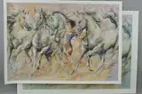 Horse whisperer by Gary Benfield, print, sold Jun 2018