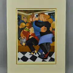 Shall we dance by Beryl Cook, print, sold Jun 2018