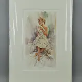 At a glance by Gordon King, pencil, sold Jun 2018