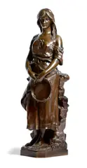 The by Claudius Marioton, bronze, sold Jul 2017