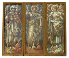 Angels by James Egan, watercolour and silver, sold Jun 2017