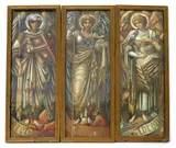 Angels by James Egan, watercolour and silver, sold Jun 2017