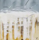 Westerley Winds I Signed by Yvonne Edwards, 2006, Oil on canvas, unframed, sold Jun 2017