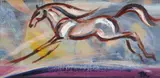 Silver Grey by Terry Barron Kirkwood, oil on canvas, sold Jun 2017
