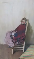 Indisposed by Frank Hind, Oil on panel, sold Jun 2017