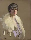 Portrait of Lady Morvyth Ward by John Lavery, Oil on canvas, unframed, sold Jun 2017