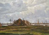 Rainy night and windy 'morrow Signed Oil by George Graham, Oil on canvas, offered Jun 2017