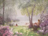 Sweet waters Signed by Arthur John Black, Oil on canvas, offered Jun 2017