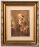 portrait of a gentleman by Charles Pittard, watercolor, sold Oct 2020