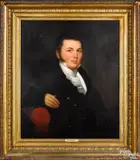 portrait of Richard Houghey of Delaware by Jacob Eichholtz, oil on canvas, sold Oct 2020