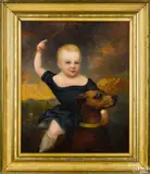 portrait of Jacob E. Abbott of Kensington by Robert Street, oil on canvas, sold Oct 2020