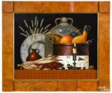 still life by Charles Wysocki, oil on canvas, sold Oct 2020
