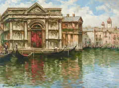 Venice by Pierre Latour, oil on canvas, sold Jul 2021
