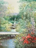 Lake Path by Charles Zhan, oil on canvas (unstretched), sold Jul 2021