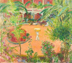 Untitled (Mexican Scene) by Clara Klinghoffer, oil on canvas, sold Jul 2021