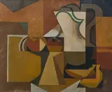 Early Paris Still Life #2 by Leonard Alberts, oil on canvas, sold Jul 2021
