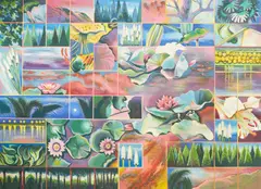 China by Lowell Nesbitt, 1983, oil on canvas, sold Sep 2021