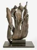 Leaves by Seena Donneson, bronze with artist applied brown patina, sold Sep 2021