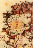Animals In The You Beaut Country Revisited by John Olsen, 1994, watercolour and mixed media on paper, sold Aug 2009