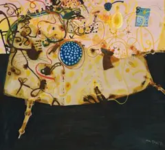 Duck A L’Orange by John Olsen, 1981, oil on canvas, sold Aug 2009