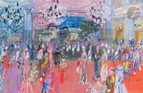 La Réception du roi George VI et de la reine par le président Lebrun à l’Élysée by Raoul Dufy, 1938, Aquarelle et gouache, sold Mar 2024