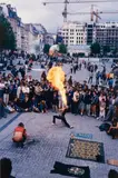 Cracheur de feu à Beaubourg by André Naggar, Épreuve photographique en couleurs, sold Oct 2016