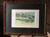 Le Rocher des Fées aux Baux by Yves Brayer, Lithographie signée et numérotée, sold Feb 2022