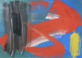 Sans titre by Gérard Ernest Schneider, 1977, Gouache sur papier, sold Oct 2023