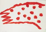 Composition by José de Guimarães, Gouache signée et datée en bas à gauche José de Guimarães -, sold May 2019