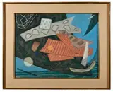 Composition by Henri Goetz, Pastel, sold Dec 2024