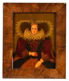 Dans le gout de Portrait de femme au livre by Frans Pourbus, Panneau de chêne, une planche, non parqueté Hauteur :, sold Nov 2024